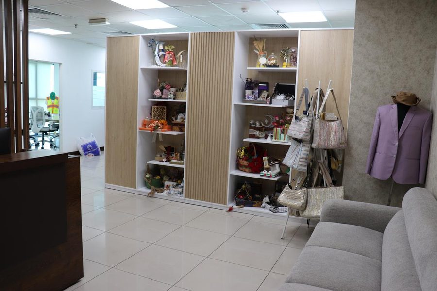 Reception shelving — gifting display
