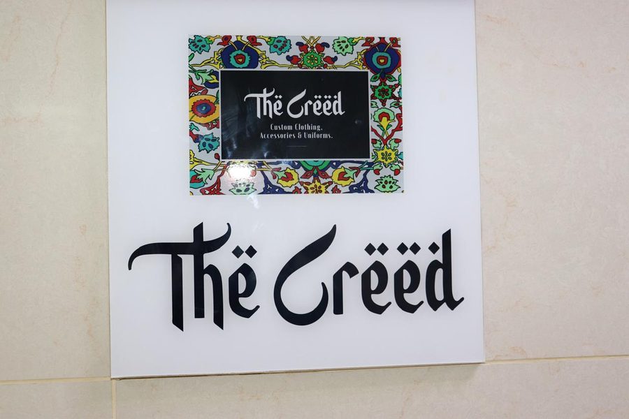 The Creed — brand wall sign