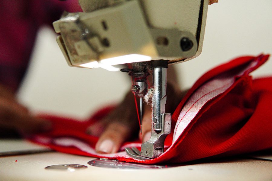Sewing station