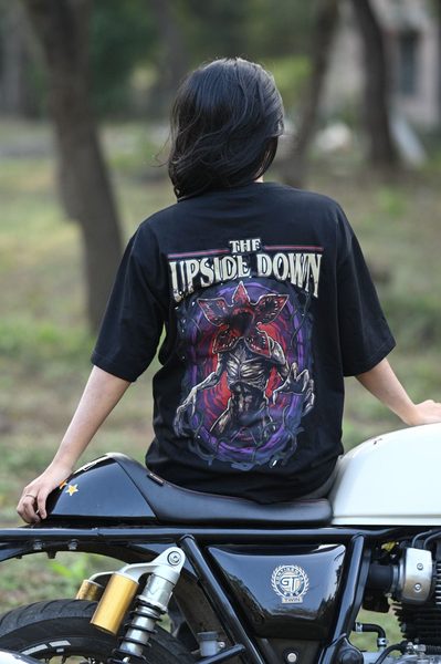 Oversized tee — full back print