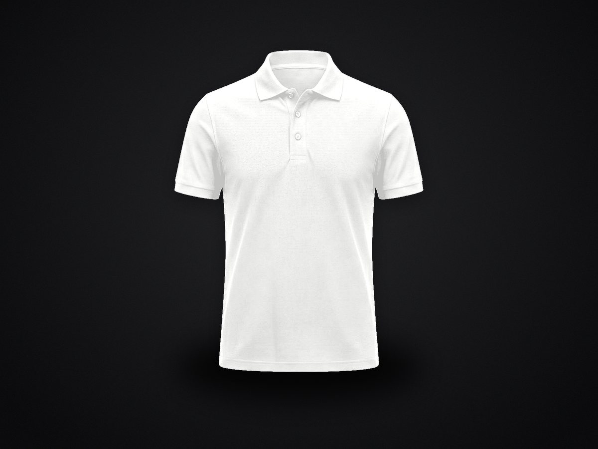 Tipped collar detail